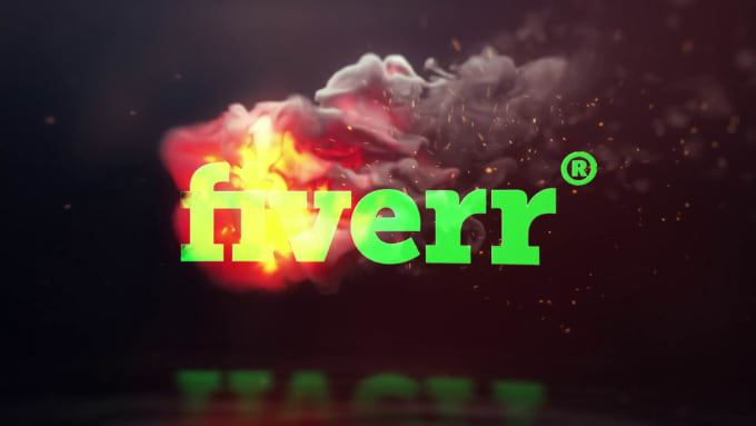 Gig Preview - Do fire intro video for youtube with your logo