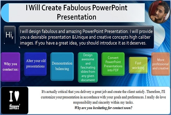 Gig Preview - Create a fabulous powerpoint presentation