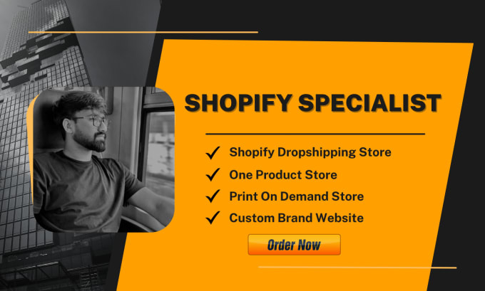 Gig Preview - Setup shopify dropshipping store or shopify website development