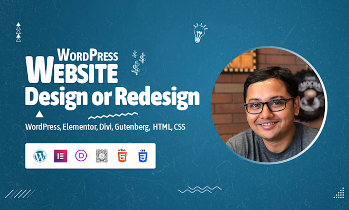 Gig Preview - Redesign or design wordpress site