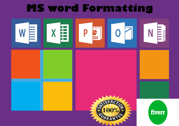 Gig Preview - Format and design ms office and ms word document