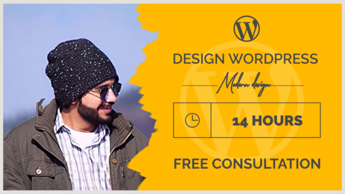 Gig Preview - Design brand new wordpress website in 14 hours