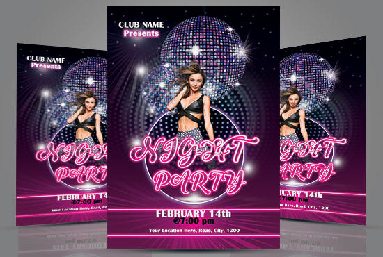 Gig Preview - Create unique party flyer, brochure for you