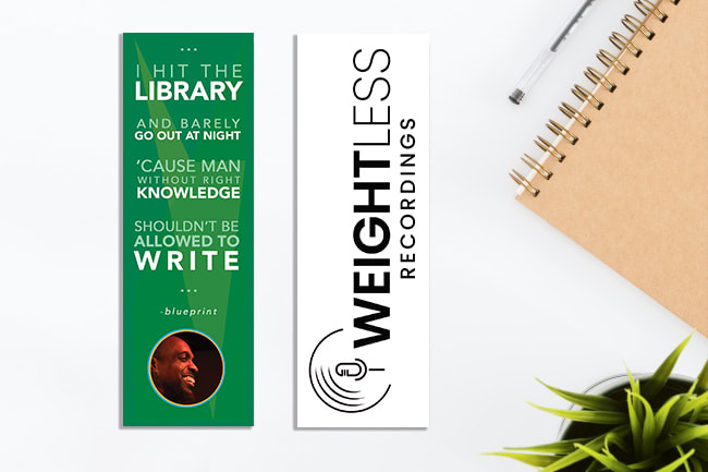 Gig Preview - Design an amazing bookmark for your business