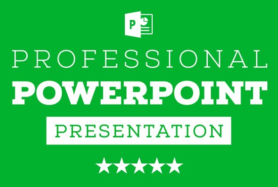 Gig Preview - Create a professional powerpoint presentation with content