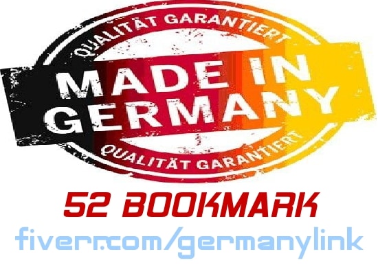 Bestseller - create 52  high authority germany back links from tld german bookmarks