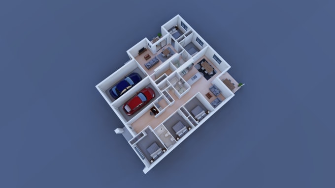 Bestseller - make interior 3d floor plan and rendering