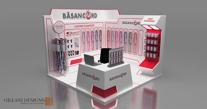 Gig Preview - Make trade show booth design exhibition stand