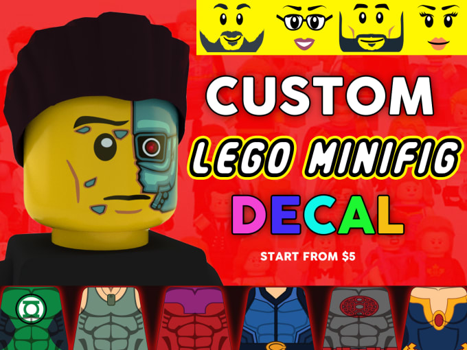 Bestseller - design lego minifigures decal sticker