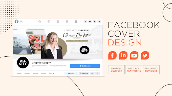 Gig Preview - Design attractive facebook, twitter, linkedin cover and youtube banner