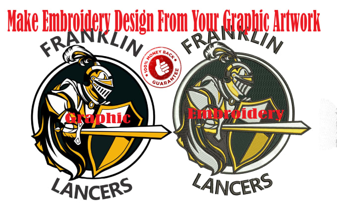 Gig Preview - Professional embroidery digitizing services