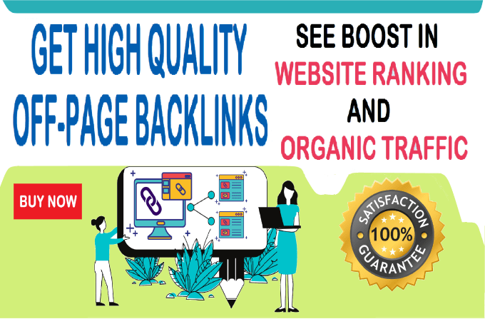 Gig Preview - Do off page SEO by building high quality backlinks to get organic traffic