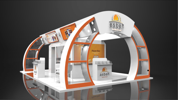 Gig Preview - Design an exhibition stand, display stand, stall, or kiosk