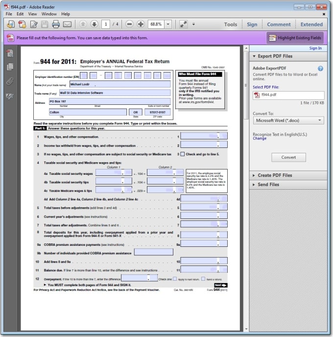 Gig Preview - Create interactive pdf form for you using javascript