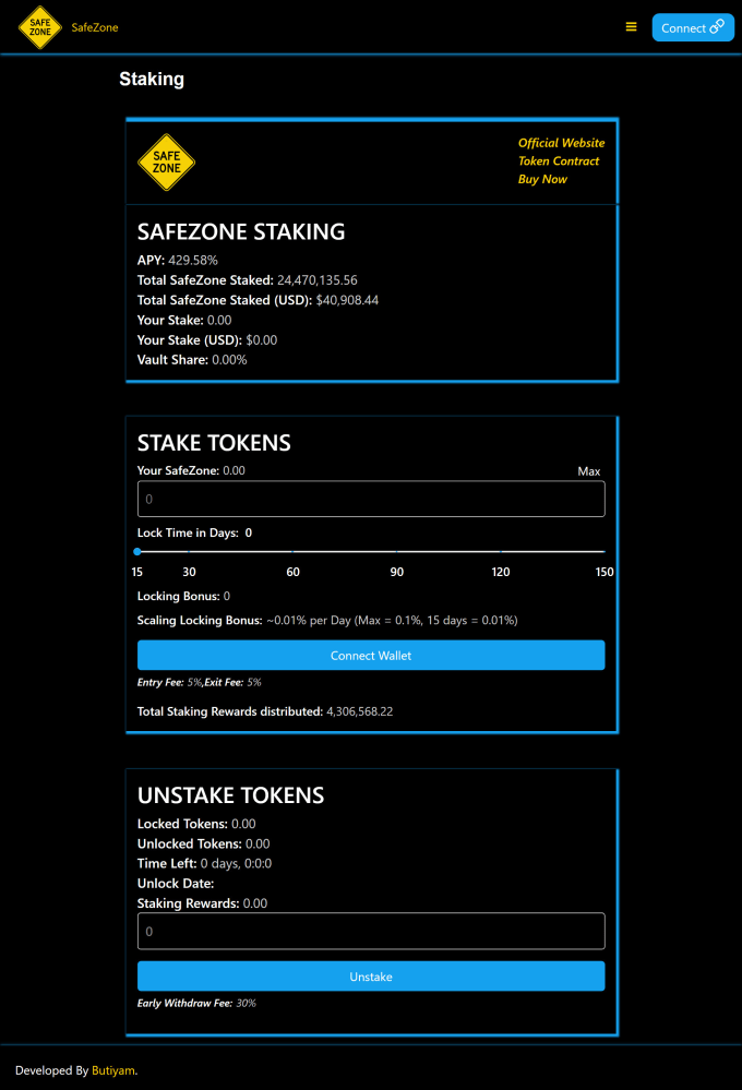 Gig Preview - Build staking dapp and staking smart contract