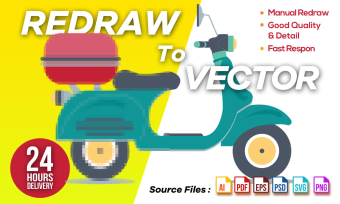 Gig Preview - Vector tracing logo, vectorize image, convert to vector