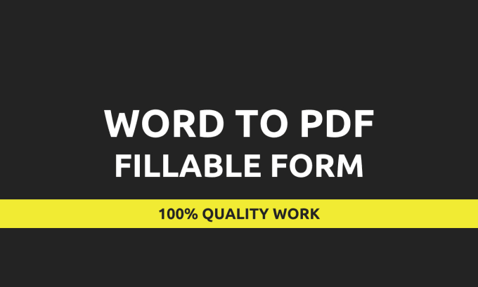 Bestseller - convert word to fillable pdf form