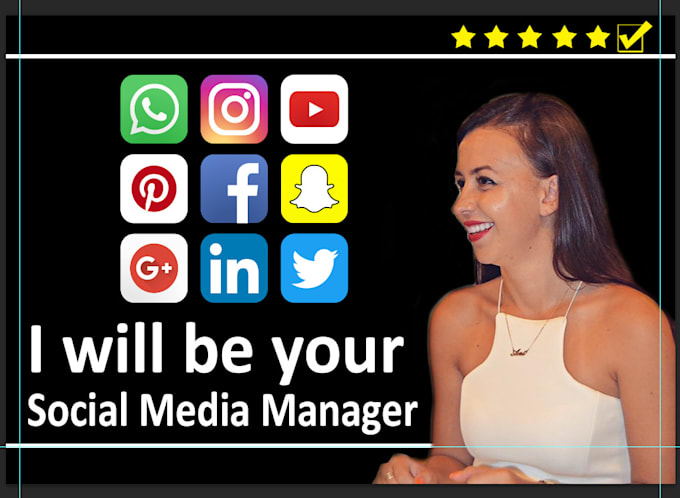 Gig Preview - Be your social media manager for one week