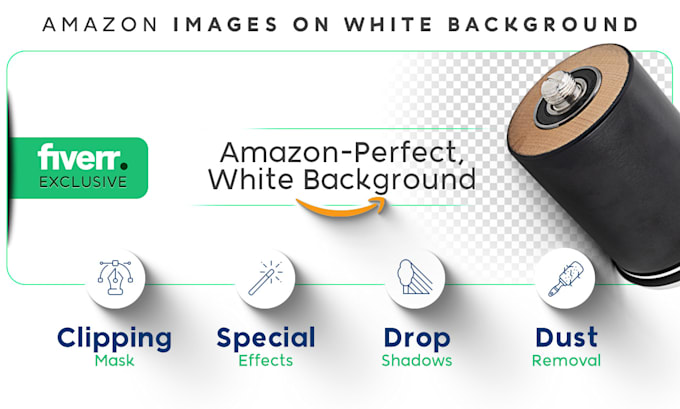 Gig Preview - Make your amazon product images on white