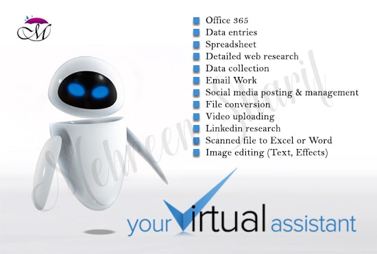 Gig Preview - Be your virtual assistant for research