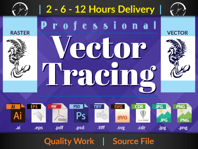 Gig Preview - Convert your logo or image to vector trace vectorize tracing