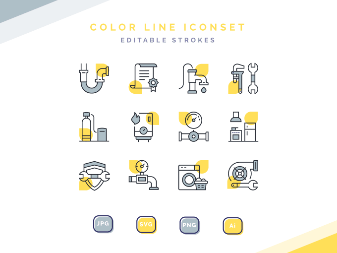 Gig Preview - Design vector and svg line icon set for web and app