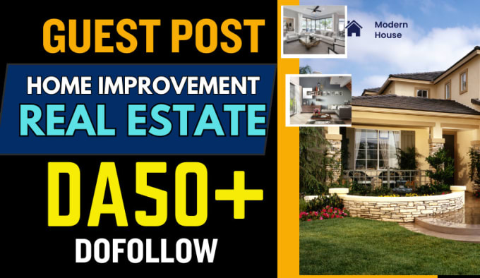 Bestseller - guest post on home improvement,real estate da50 blog