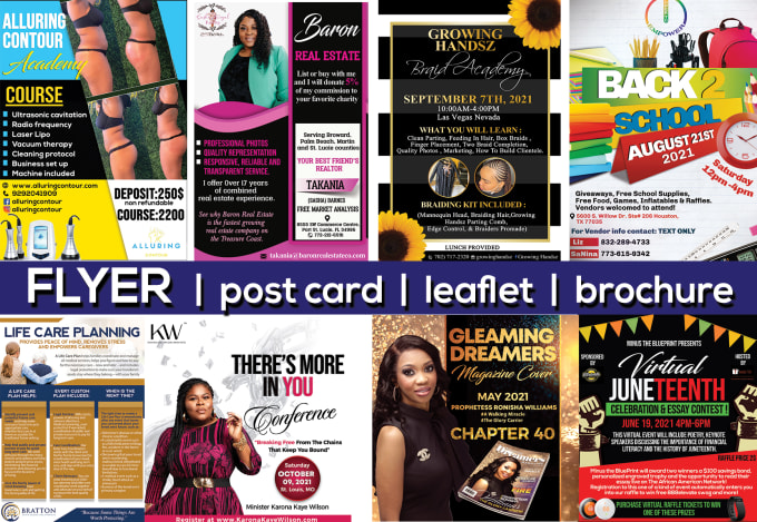 Gig Preview - Design a flyer, leaflet or brochure for your business