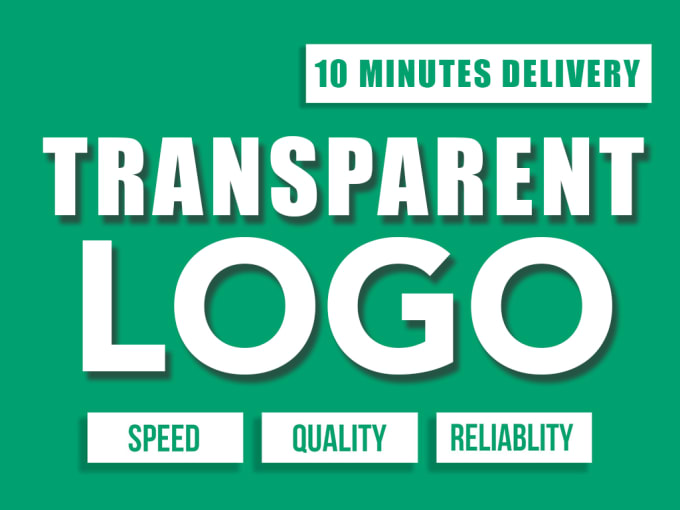 Gig Preview - Do transparent logo background png in 1 hr