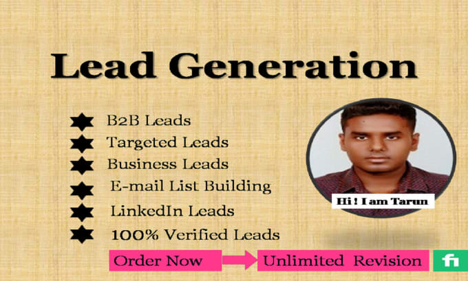 Gig Preview - Do targeted email list, scraping and b2b lead generation for your business