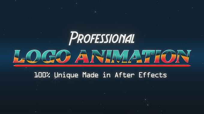 Gig Preview - Create a professional custom logo animation