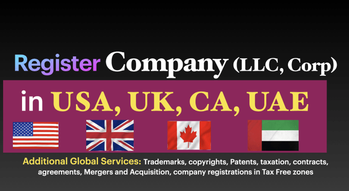 Gig Preview - Incorporate your company in the USA