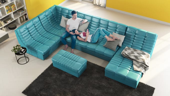 Gig Preview - Create 3d visualisation of sofa, couch