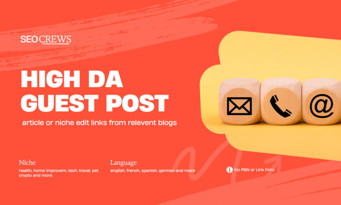 Gig Preview - Do manual email outreach for guest posting to high da blog