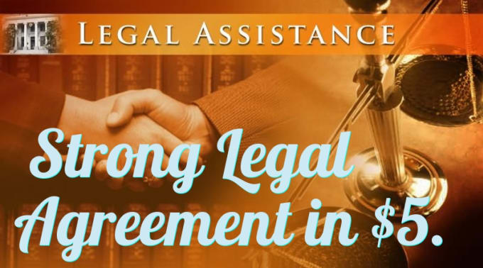 Gig Preview - Draft strong legal contract, agreement or legal document