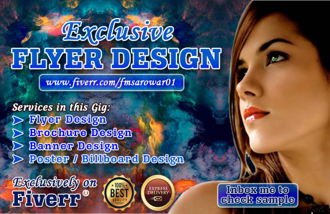 Gig Preview - Design professional flyer for you