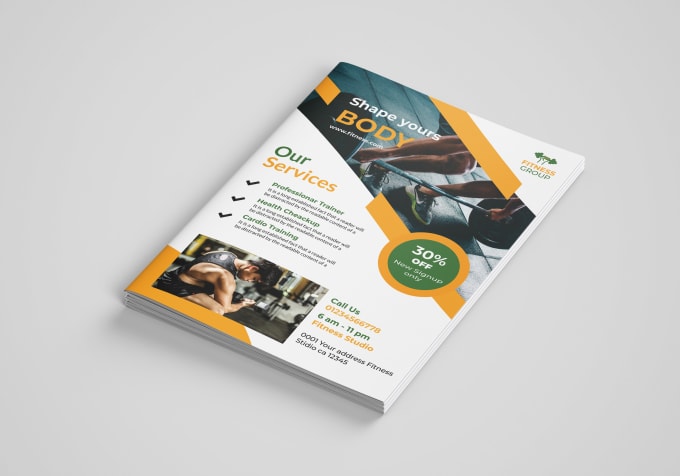 Bestseller - design flyer, banner, poster, media kit, bi fold, tri fold brochure