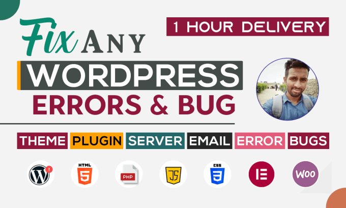 Gig Preview - Fix wordpress issues, fix wordpress error, fix wordpress bug, critical error