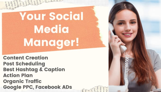 Gig Preview - Be social media marketing manager online