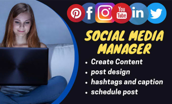 Gig Preview - Manage all your social media accounts to boost your business