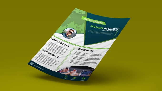 Gig Preview - Design business flyer, web banner, brochure and poster