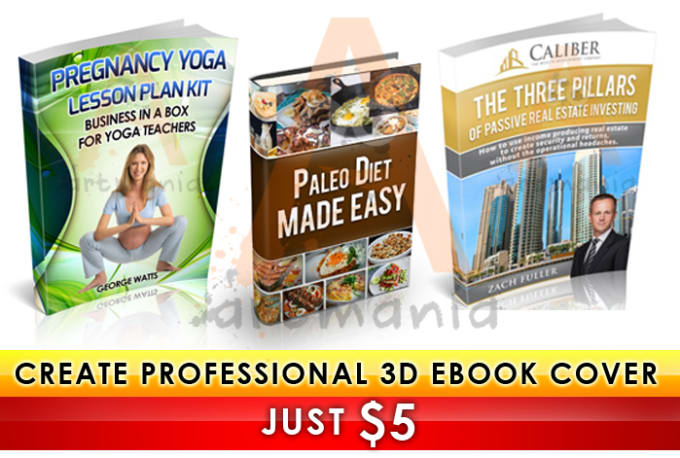 Gig Preview - Create professional amazing 3d ebook cover