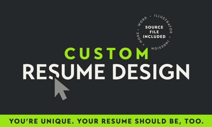 Bestseller - design you a custom resume