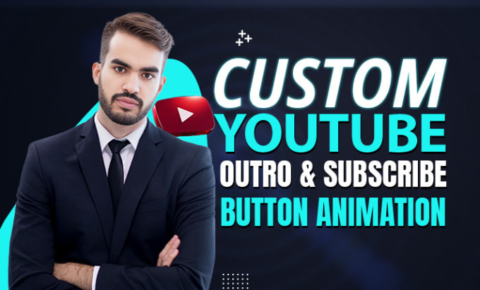 Gig Preview - Do custom youtube outro and subscribe button animation video