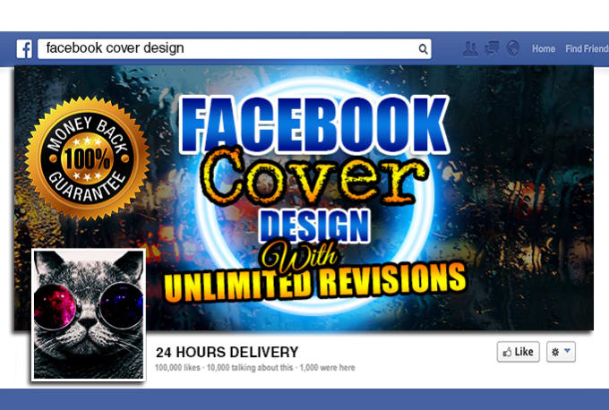 Gig Preview - Design a facebook cover