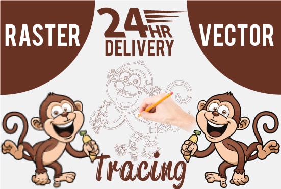 Gig Preview - Trace,redraw,recreate and convert raster image to vectorize graphic