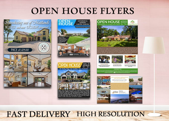 Gig Preview - Design open house flyer