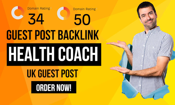 Gig Preview - Publish health coach article with UK guest post backlink for targeted SEO