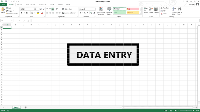 Gig Preview - Data entry or data conversion services including extraction