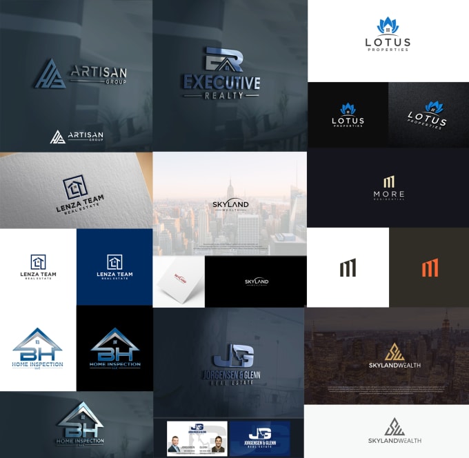 Gig Preview - Design a professional logo real estate